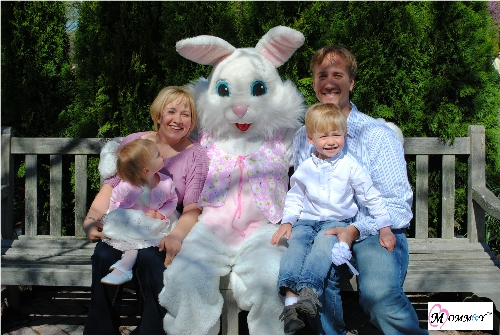 Family Picture with Easter Bunny