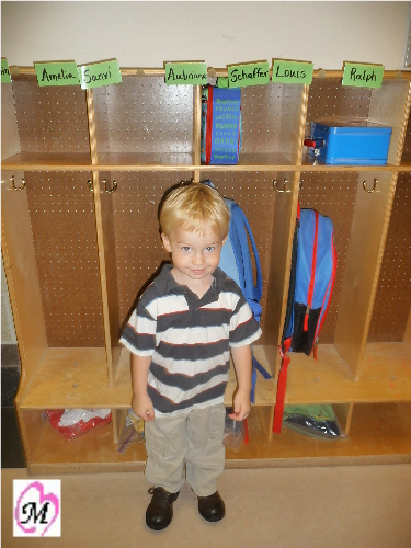cubby at preschool
