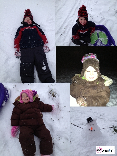 1st time playing in snow