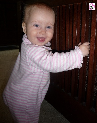 8 month old standing for first time