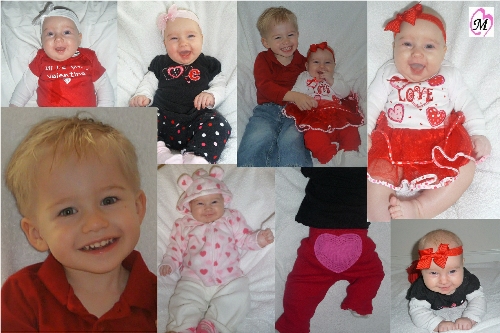 Baby Toddler celebrating Valentine's Day