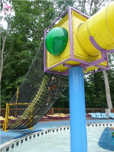 Climbing Net for Water Slide