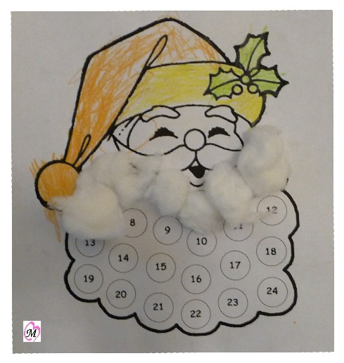 Christmas Santa Advent Calendar 