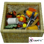 before organize toys