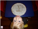 Preschooler learning to write